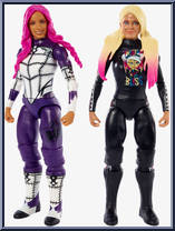 Sasha Banks vs Alexa Bliss from WWE Battle Packs - Series 60 manufactured by Mattel [Loose]