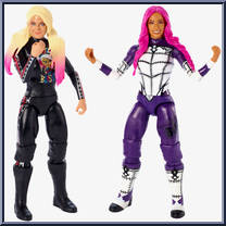 Sasha Banks vs Alexa Bliss from WWE Battle Packs - Series 60 manufactured by Mattel [Loose]