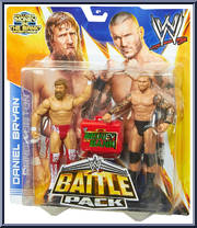 Daniel Bryan vs. Randy Orton from WWE Battle Packs - Series 27 manufactured by Mattel [Front]