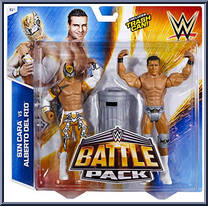 Sin Cara vs. Alberto Del Rio from WWE Battle Packs - Series 31 manufactured by Mattel [Front]