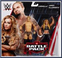 Carmella / James Ellsworth from WWE Battle Packs - Series 53 manufactured by Mattel [Front]