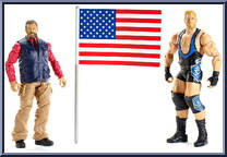 Zeb Colter & Jack Swagger from WWE Battle Packs - Series 35 manufactured by Mattel [Loose]