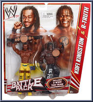 Kofi Kingston & R-Truth from WWE Battle Packs - Series 20 manufactured by Mattel [Front]