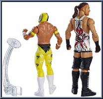 Rey Mysterio vs. Rob Van Dam from WWE Battle Packs - Series 33 manufactured by Mattel [Loose]