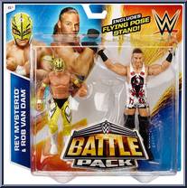 Rey Mysterio vs. Rob Van Dam from WWE Battle Packs - Series 33 manufactured by Mattel [Front]