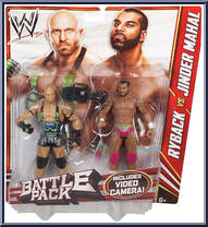 Ryback vs. Jinder Mahal from WWE Battle Packs - Series 22 manufactured by Mattel [Front]