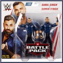 Sunil Singh / Samir Singh from WWE Battle Packs - Series 57 manufactured by Mattel [Front]