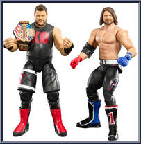 Kevin Owens vs AJ Styles from WWE Championship Showdown - Series 15 manufactured by Mattel [Loose]