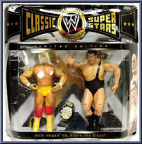 Hulk Hogan vs. Andre the Giant (Argos & Big Lots) from WWE Classic Superstars - Exclusives manufactured by Jakks Pacific [Front]