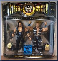 Kevin Nash vs.Shawn Michaels from WWE Classic Superstars - Exclusives manufactured by Jakks Pacific [Front]