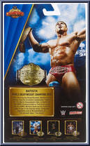 Batista from WWE Elite Collection - Hall of Champions manufactured by Mattel [Back]