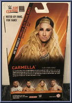 Carmella from WWE Elite Collection - Fan Central manufactured by Mattel [Back]