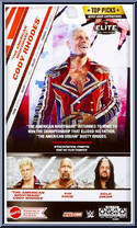 Cody Rhodes from WWE Elite Collection - Top Picks - 2024 manufactured by Mattel [Back]