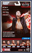 Damian Priest from WWE Elite Collection - Series  89 manufactured by Mattel [Back]