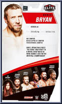 Daniel Bryan from WWE Elite Collection - Series  79 manufactured by Mattel [Back]