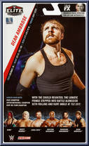 Dean Ambrose from WWE Elite Collection - Series  63 manufactured by Mattel [Back]