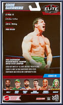 Eddie Guerrero (Green Pants) from WWE Elite Collection - Series  95 manufactured by Mattel [Back]