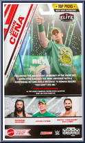 John Cena from WWE Elite Collection - Top Picks - 2024 manufactured by Mattel [Back]