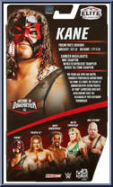 Kane from WWE Elite Collection - Decade of Domination manufactured by Mattel [Back]