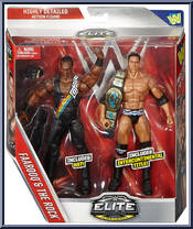 Faarooq & The Rock from WWE Elite Collection - Exclusives manufactured by Mattel [Front]