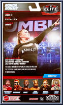 Ronda Rousey from WWE Elite Collection - Series  97 manufactured by Mattel [Back]
