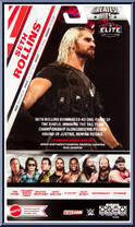 Seth Rollins from WWE Elite Collection - Greatest Hits - 2024 manufactured by Mattel [Back]