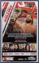 Seth Rollins from WWE Elite Collection - Series 109 manufactured by Mattel [Back]