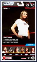 Stephanie McMahon from WWE Elite Collection - Series  94 manufactured by Mattel [Back]