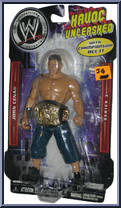 John Cena from WWE Havoc Unleashed - Series 3 manufactured by Jakks Pacific [Front]