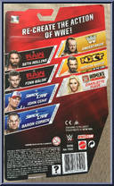 Seth Rollins from WWE - Series  71 manufactured by Mattel [Back]