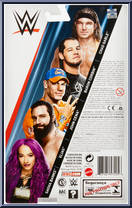 Sasha Banks from WWE - Series  88 manufactured by Mattel [Back]
