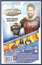 Bad News Barrett from WWE - Superstar Entrances manufactured by Mattel [Back]