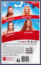 Charlotte Flair from WWE - Series 122 manufactured by Mattel [Back]