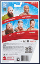 Dexter Lumis from WWE - Series 123 manufactured by Mattel [Back]