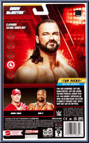 Drew McIntyre from WWE - Top Picks - 2023 manufactured by Mattel [Back]