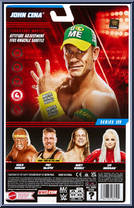 John Cena from WWE - Series 139 manufactured by Mattel [Back]