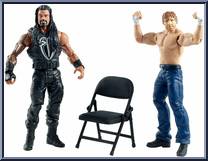 Roman Reigns & Dean Ambrose from WWE - Summer Slam manufactured by Mattel [Loose]
