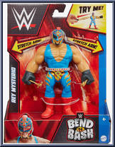 Rey Mysterio from WWE - Bend 'N Bash - Series 1 manufactured by Mattel [Front]