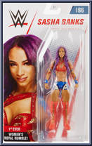 Sasha Banks from WWE - Series  96 manufactured by Mattel [Front]