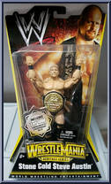 Stone Cold Steve Austin from WWE - Wrestlemania - Heritage Series manufactured by Mattel [Front]