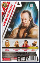 Undertaker from WWE - Series 142 manufactured by Mattel [Back]