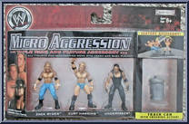 Zack Ryder / Curt Hawkins / Undertaker from WWE Micro Aggression - Series 17 manufactured by Jakks Pacific [Front]