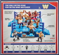 Retro Ring from WWE Retro Series - Playsets manufactured by Mattel [Back]