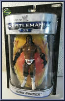 King Booker from WWE Road to Wrestlemania - Wrestlemania 23 manufactured by Jakks Pacific [Front]