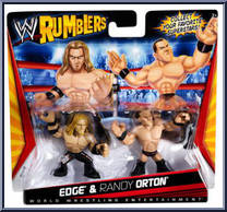 Edge / Randy Orton from WWE Rumblers - 2-Packs manufactured by Mattel [Front]