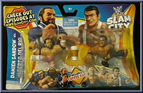 Damien Sandow vs. Alberto Del Rio from WWE Slam City - 2-Packs manufactured by Mattel [Front]