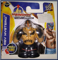 Rey Mysterio from WWE - Thumbpers - Series 1 Carded manufactured by Wicked Cool Toys [Front]