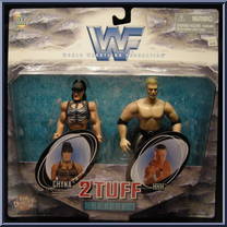 Chyna / HHH from WWF 2 Tuff - Series 1 manufactured by Jakks Pacific [Front]