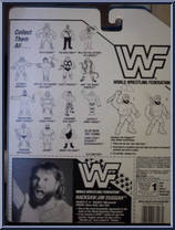Dusty Rhodes from WWF - Series  2 manufactured by Hasbro [Back]
