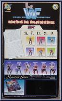 Stone Cold Steve Austin from WWF - S.T.O.M.P. - Series 1 manufactured by Jakks Pacific [Back]